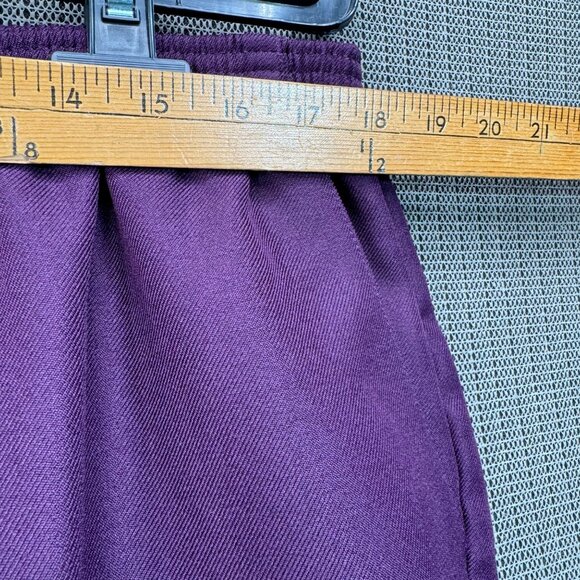 Alfred Dunner Womens Plus Size 24W Plum Elastic waist Pull-On Pants - Picture 7 of 10